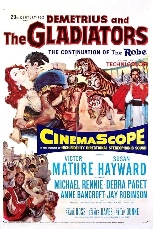 Demetrius and the Gladiators film posteri